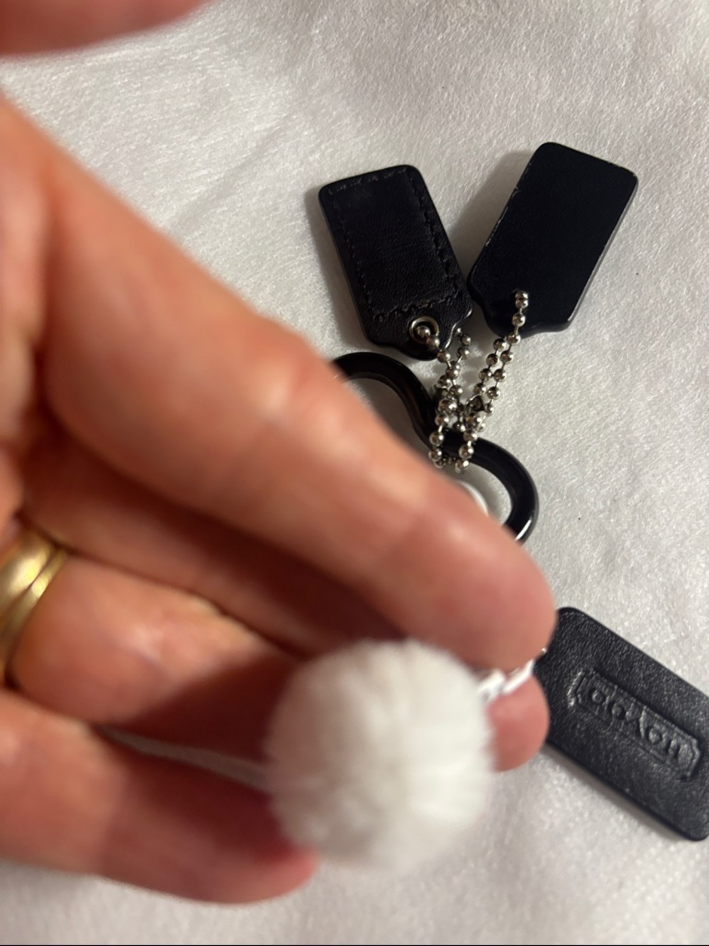Coach mini tags (3) and (3) other key chains - Picture 9 of 14
